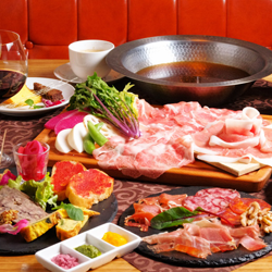 香る! ロゼワインしゃぶしゃぶフルコース 9品 3,9600円 2名様～