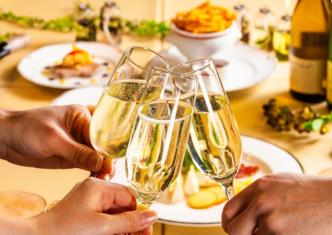 グラスワインへ